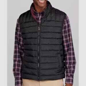 Jos. A. Bank Tailored Fit Reversible Padded Vest-  colour: Black